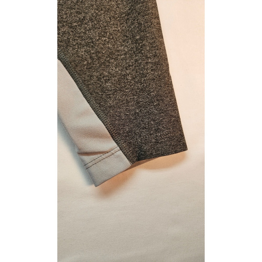 Nike Dri-FIT Womens Gray Heather Colorblock Training Leggings Small Tight Yoga - Picture 2 of 5